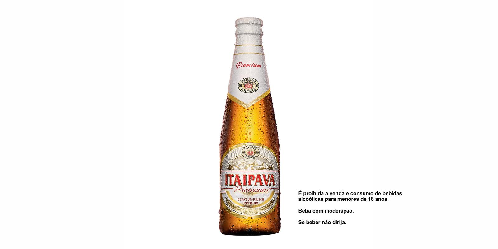 Cerveja Itaipava Premium Long Neck 355ml Paolla Restaurante